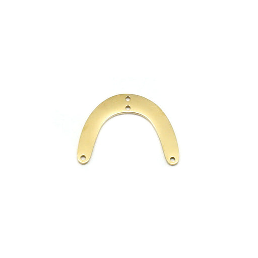 22mm 14K Gold Plated Arch Shaped Connector