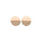 15mm Wood & Pale Pink Resin Disc Bead (1 Pair)