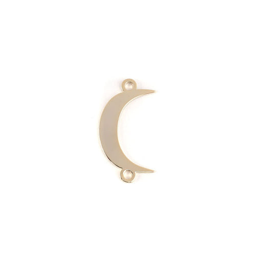 22mm Gold Plated Crescent Connector