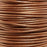 1.5mm Metallic Bronze Round Leather Cord (2 Meters)