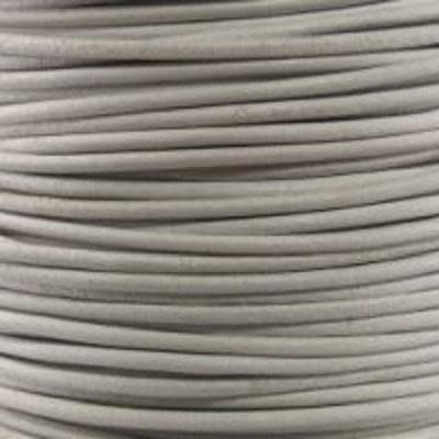 1.5mm White Round Leather Cord (2 Meters)