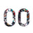 44x28mm Multi Color Acetate Oval Ring Pendant (1 Pair)