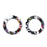 30mm Multi Color Acetate Ring (1 Pair)