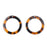 30mm Tortoise Shell Acetate Ring (1 Pair)