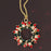 45mm Home For The Holidays Wreath Pendant in Gold