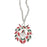 45mm Home is Where Christmas Is Wreath Pendant in Silver