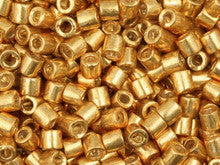 Miyuki 8/0 Galvanized Bright Gold Delica Seed Beads 2.5-Inch Tube