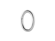 Sterling Silver Oval Open Jump Ring 4.1x6.4mm, 20 gauge (10 Pieces)