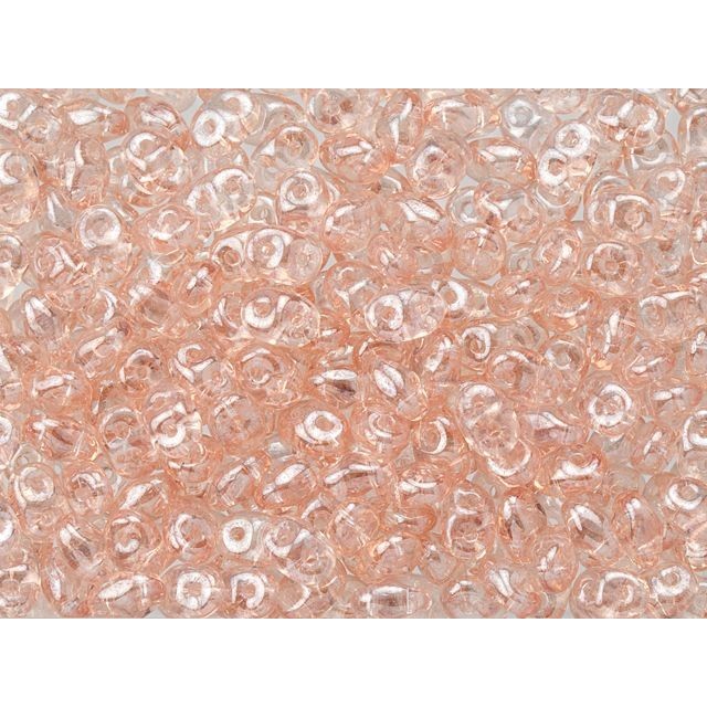 Matubo SuperDuo 2 x 5mm Rosaline Luster 2-Hole Seed Bead 2.5-Inch Tube