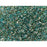 Matubo SuperDuo 2 x 5mm Aquamarine Silver Picasso 2-Hole Seed Bead 2.5-Inch Tube