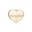 Charm, Heart with Message "Daughter" 19.5x23mm, Gold Plated (1 Piece)