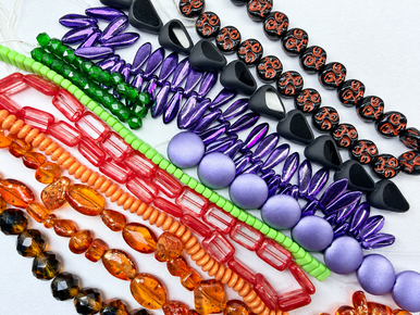 Czech Glass Bead Mix - Haunted Harvest