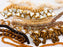 Czech Glass Bead Mix - Honeyed Ivory