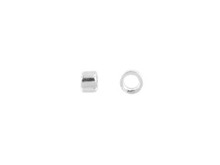 Sterling Silver 1 x 2mm Crimp Tube - HEAVY (20 Pieces)