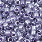Miyuki 8/0 Opaque Luster Light Purple Delica Seed Beads 2.5-Inch Tube