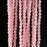 Czech Fire Polished Glass Beads 3mm Round - Milky Pink (50 pcs)