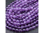 Natural Amethyst 4mm Smooth Round Bead Strand