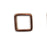 Nunn Design Hammered Small Square Hoop 13.5x13.5x1.4mm, Antique Copper