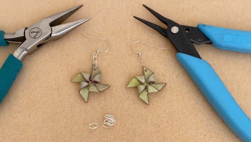 How to Make the Pinwheel Earrings