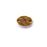 Nunn Design Primitive Itsy Oval Double Loop Tag 12x8x1.6mm, Antique Gold