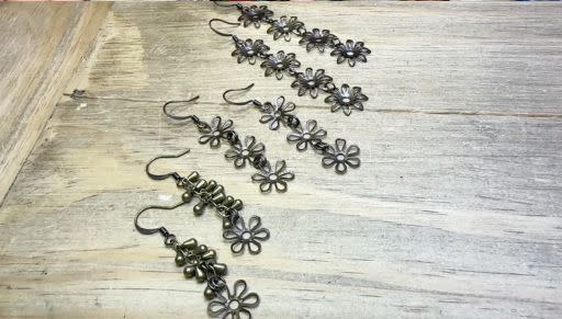 How to Make Earrings with Bead Caps and Fastenables by Deb Floros