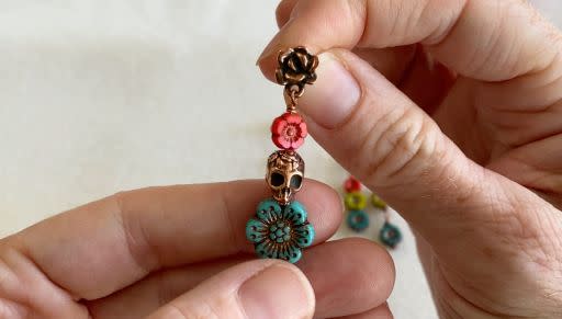 How to Make the Day of the Dead Earrings