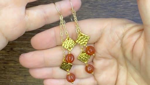How to Make Easy Gift Earrings by Deb Floros