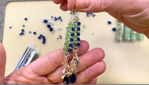 Show & Tell: PRESTIGE Crystal Sunshine Peridot and Dark Sapphire