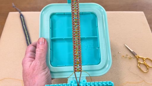 How to Use the Wrapit Beading Loom to Make Leather Cord and Button Wrap Bracelets