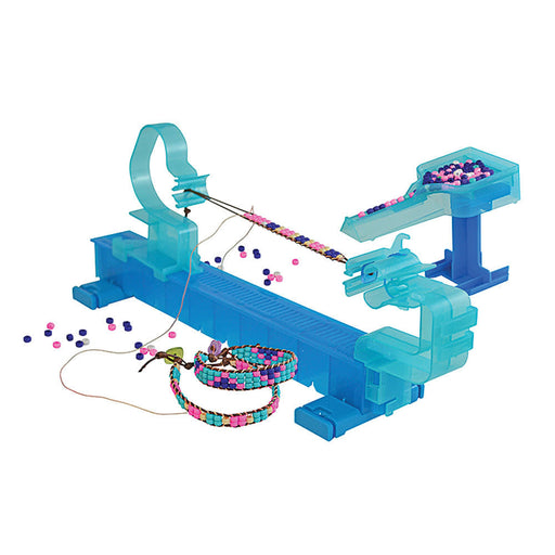 Wrapit Beading Loom Craft Kit, Includes Plastic Beads, Nylon Cord & Instructions, Kid Friendly