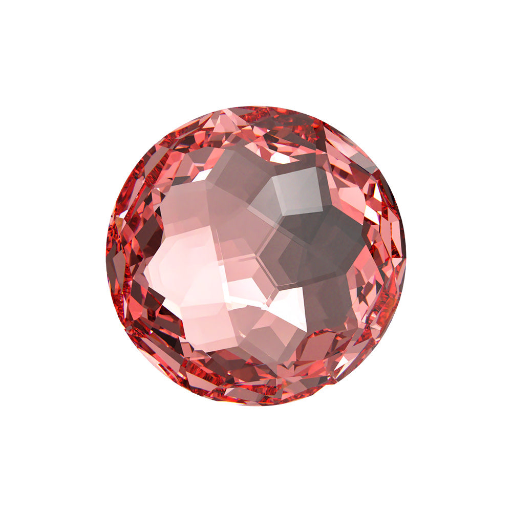 PRESTIGE Crystal, #1383 Daydream Round Stone 10mm, Rose Peach, (1 Piece)