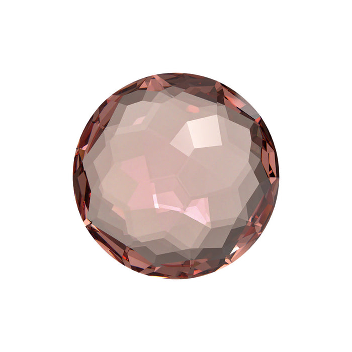PRESTIGE Crystal, #1383 Daydream Round Stone 10mm, Rose Peach Ignite, (1 Piece)