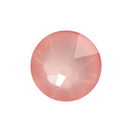 PRESTIGE Crystal, #2088 Round Flatback Rhinestone SS30, Crystal Flamingo Ignite, (1 Piece)