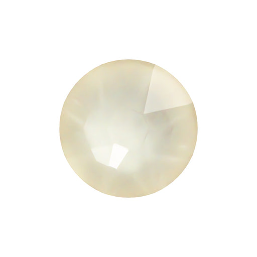 PRESTIGE Crystal, #2088 Round Flatback Rhinestone SS16, Crystal Linen Ignite, (1 Piece)