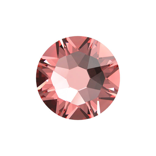 PRESTIGE Crystal, #2088 Round Flatback Rhinestone SS12, Rose Peach, (1 Piece)
