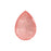 PRESTIGE Crystal, #4320 Pear Fancy Stone 14x10mm, Crystal Flamingo Ignite, (1 Piece)