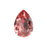 PRESTIGE Crystal, #4320 Pear Fancy Stone 10x7mm, Rose Peach, (1 Piece)