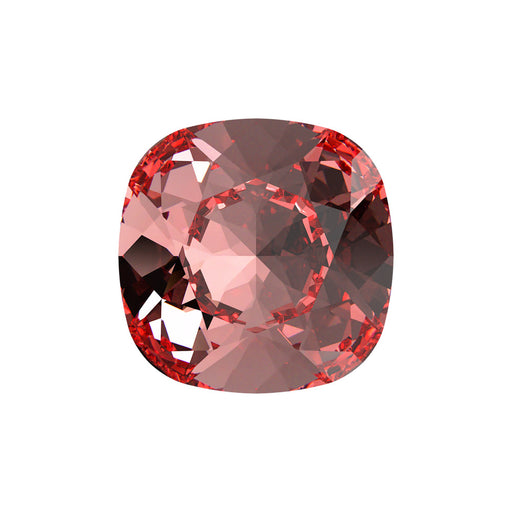 PRESTIGE Crystal, #4470 Cushion Fancy Stone 12mm, Rose Peach, (1 Piece)