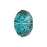 PRESTIGE Crystal, #5040 Briolette Bead 8mm, Blue Zircon, (1 Piece)