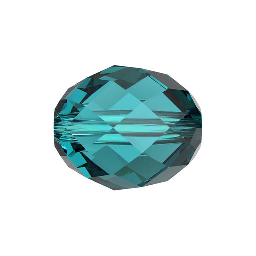 PRESTIGE Crystal, #5044 Olive Bead 5x4mm, Blue Zircon, (1 Piece)