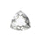 PRESTIGE Crystal, #6434 Trilliant Cut Pendant 8mm, Crystal, (1 Piece)