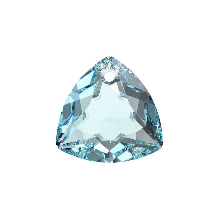 PRESTIGE Crystal, #6434 Trilliant Cut Pendant 10.5mm, Aqua, (1 Piece)