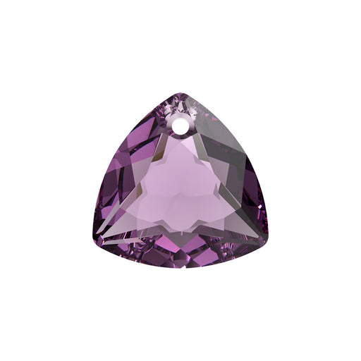 PRESTIGE Crystal, #6434 Trilliant Cut Pendant 10.5mm, Amethyst, (1 Piece)