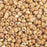 Preciosa Czech Glass, 8/0 Seed Bead, Opaque White with Speckled Brown (1 Tube)
