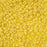 Preciosa Czech Glass, 8/0 Round Seed Bead, PermaLux Dyed Chalk Light Yellow - Matte (1 Tube)