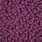 Preciosa Czech Glass, 8/0 Round Seed Bead, PermaLux Dyed Chalk Purple - Matte (1 Tube)