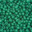 Preciosa Czech Glass, 6/0 Round Pony Seed Bead, Opaque Green (1 Tube)