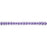 Preciosa Czech Glass, 2/0 Round Pony Seed Bead, Crystal Purple Lined Metallic (1 Tube)