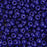 Preciosa Czech Glass, 2/0 Round Pony Seed Bead, Opaque Navy (1 Tube)