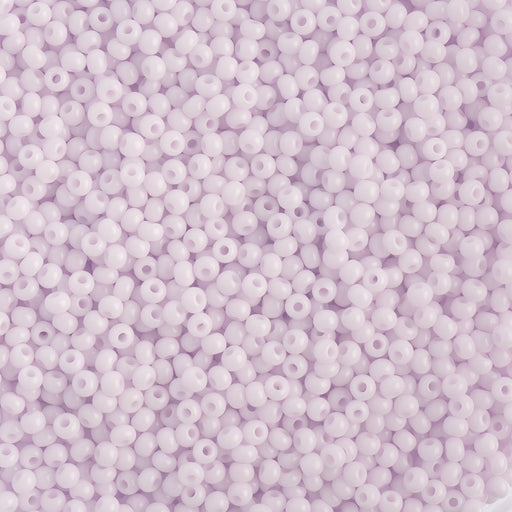 Preciosa Czech Glass, 11/0 Round Seed Bead, Opaque Natural Pink (1 Tube)
